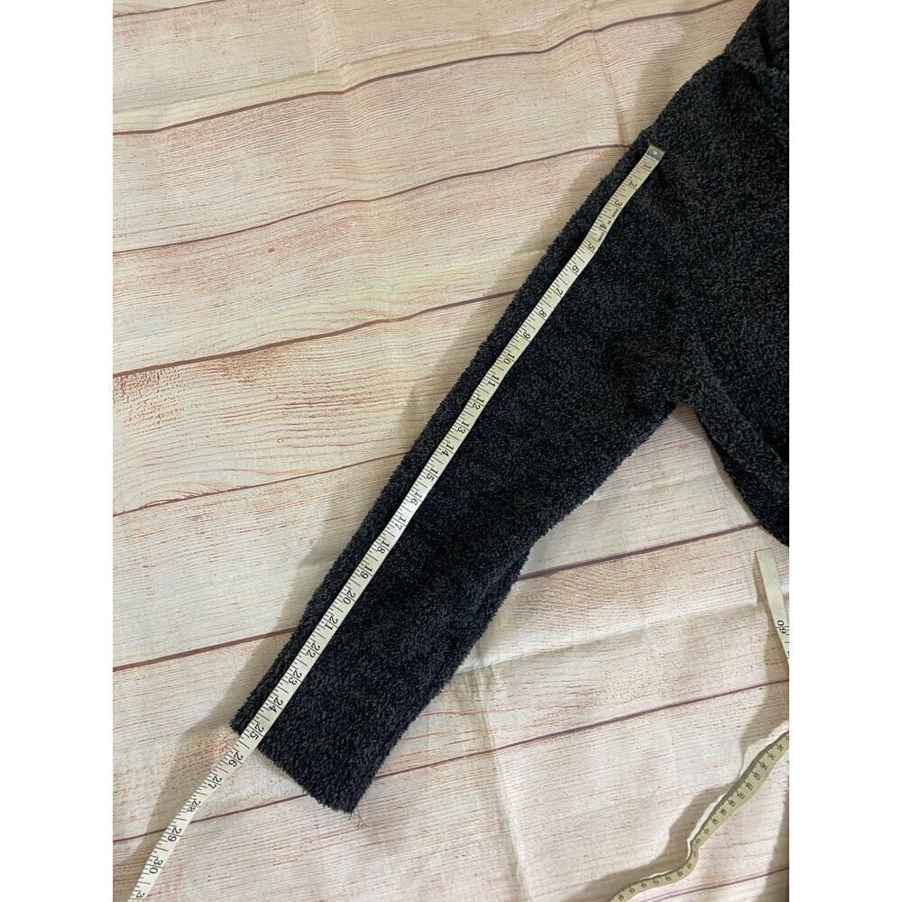 Barefoot Dreams Women's Charchol Grey Open Front Long Sleeve Cardigan - XL - Picture 12 of 13